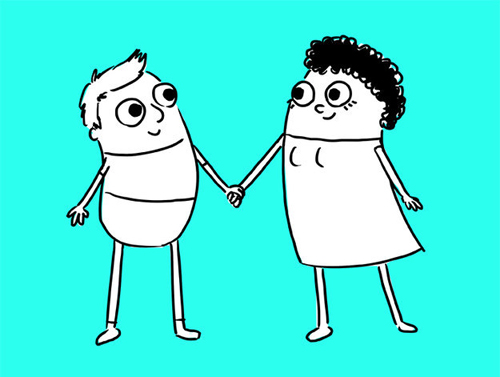 德语漫画:人类的*好奇怪!