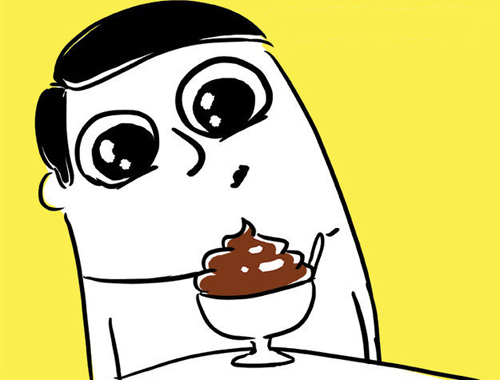 德语漫画:人类的*好奇怪!