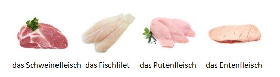 德语词汇手册学习:肉类及奶制品篇